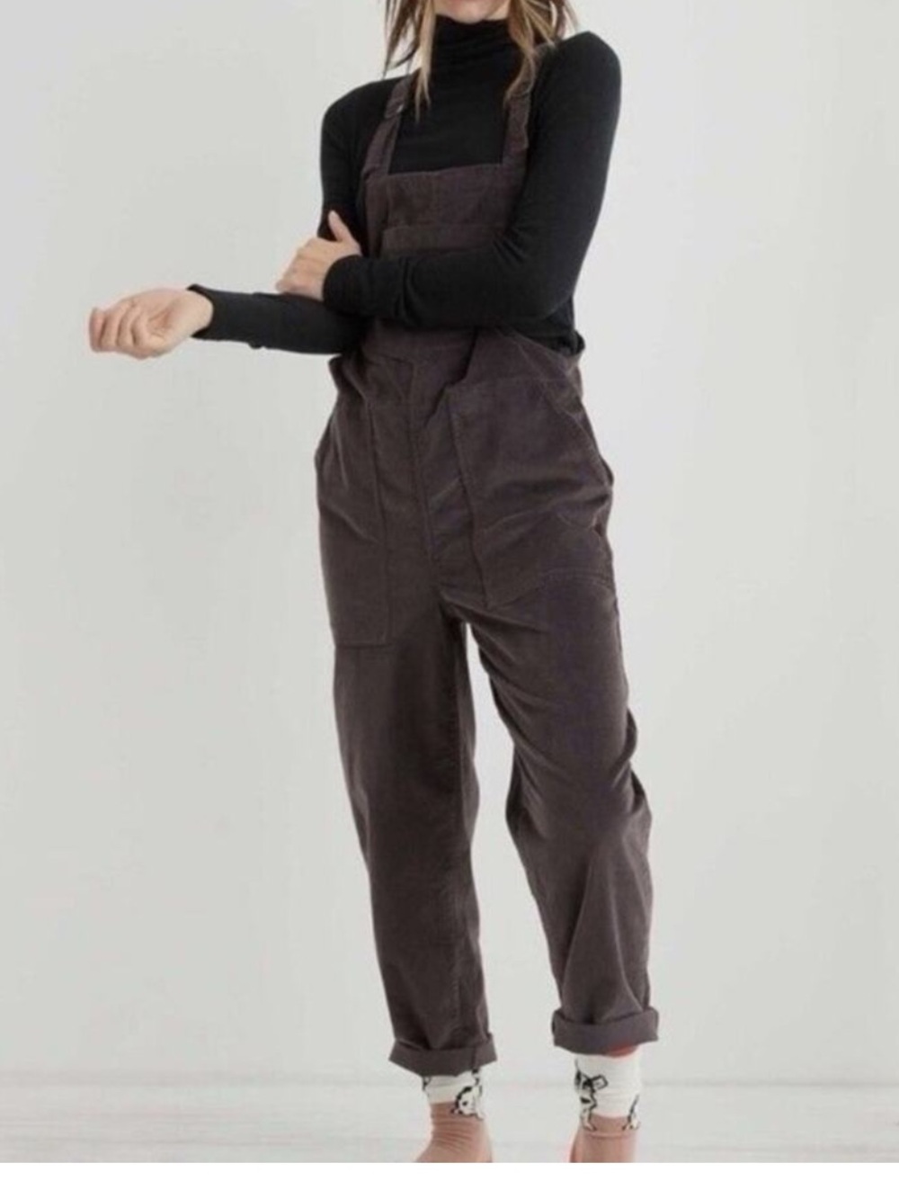 Aerie Corduroy Overalls